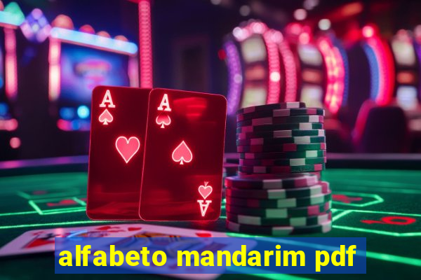 alfabeto mandarim pdf